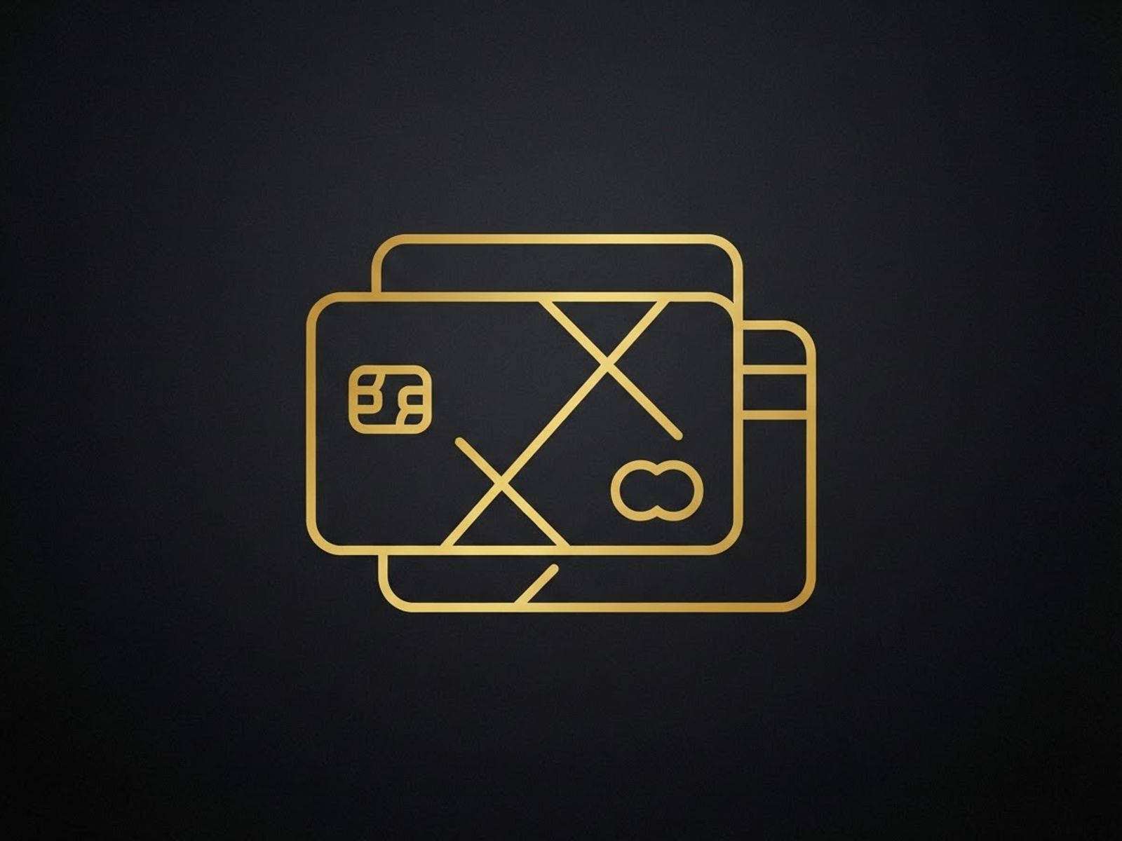 Icône de carte bancaire alternative